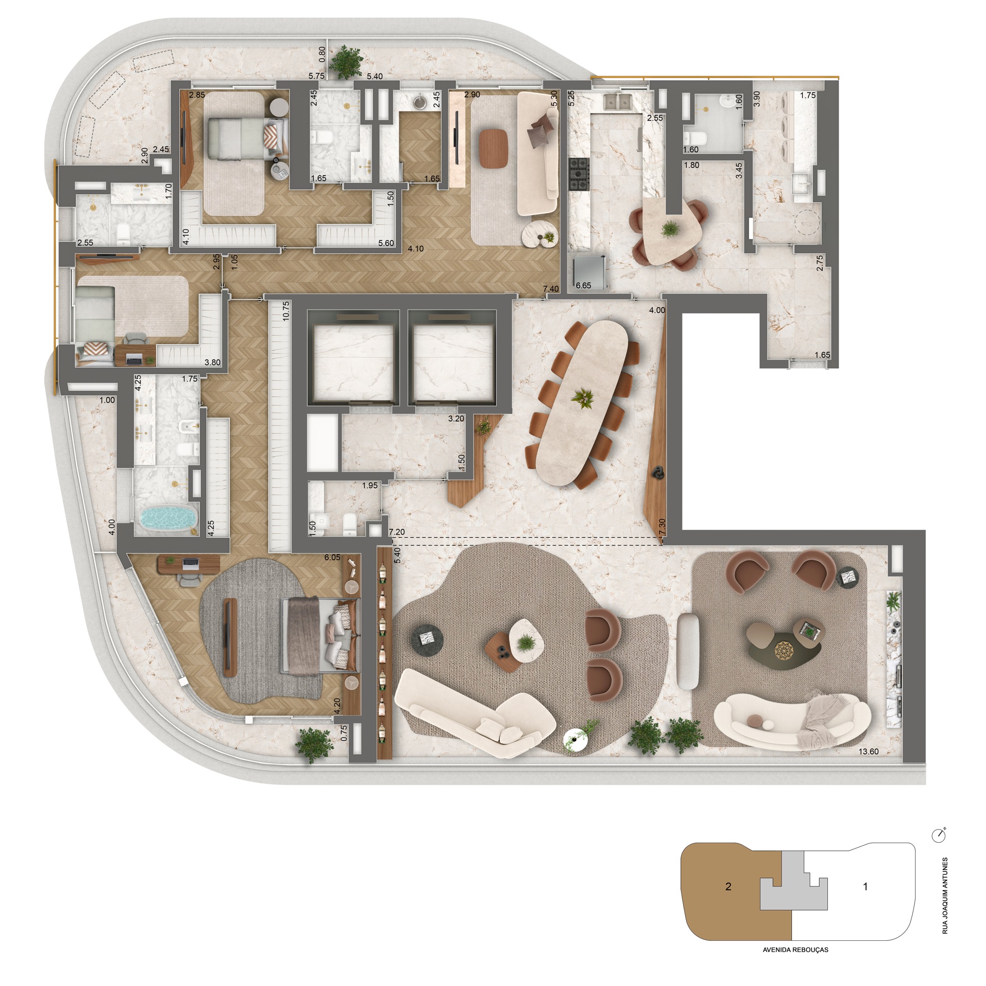 planta opção 2 339m²